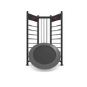 Origin Functional Rig Rebounder Station (Silver/Red)