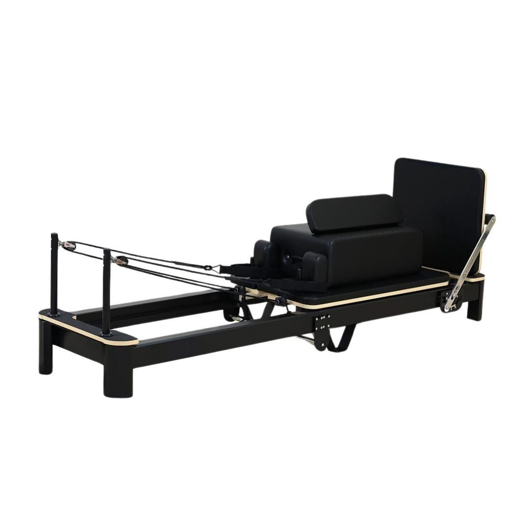 Origin Fitness Origin Folding Aluminium Pilates Reformer Origin Folding Aluminium Pilates Reformer - Black