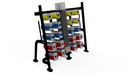 Studio Barbell Storage Holds 30 Barbells