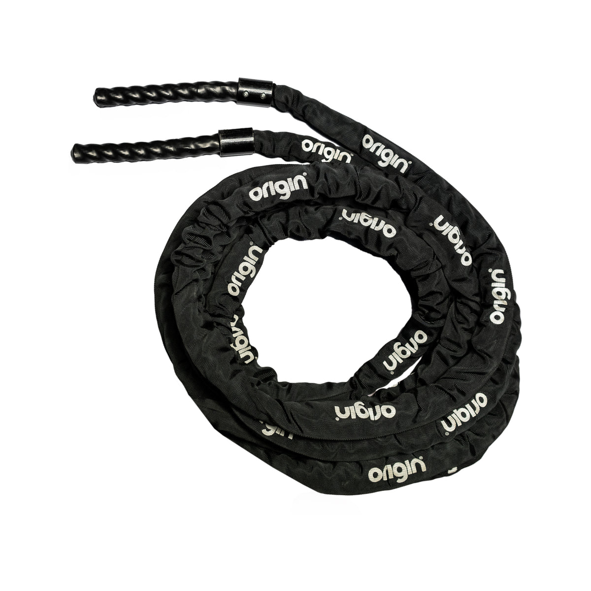 Origin Fitness Origin 15m Battle Rope with Cover Origin 15m Battle Rope with Cover - 25mm Thickness (Black)