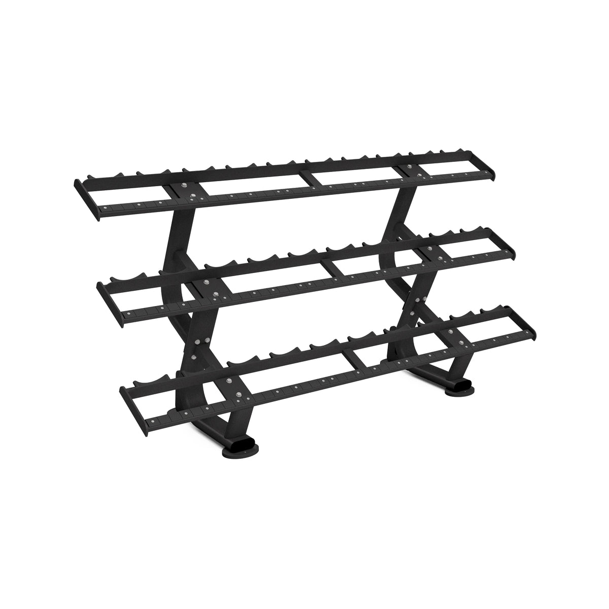 Origin Fitness Origin Premium 15 Pair 3 Tier Dumbbell Rack Origin Premium 15 Pair 3 Tier Dumbbell Rack