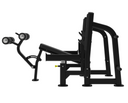 Black gym machine on a white background