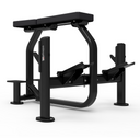 Black gym machine on a white background