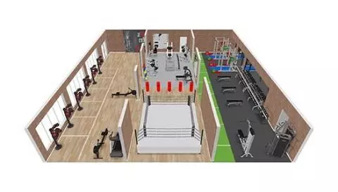 crossfit gym floor plan