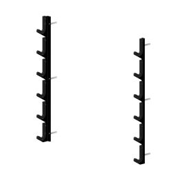 Gongxipen Wall-Mounted Barbell Rack with J Hooks - 2 Pairs 