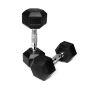 Gym Division Rubber Hex Dumbbells (Pairs) 