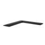 Origin 20mm Premium Fitness Tile Corner - Black - 20mm - 150mm x 550mm
