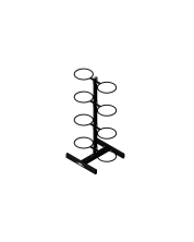 Origin Dual Sided Wall Ball Rack (holds 8)