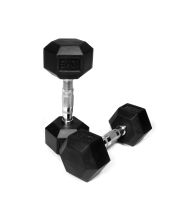 Gym Division Rubber Hex Dumbbells (Pairs) 