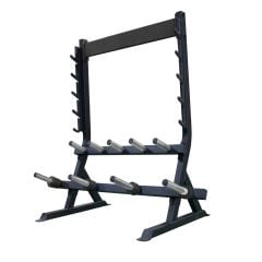 Gym Division Olympic Bar and Plate Storage Rack