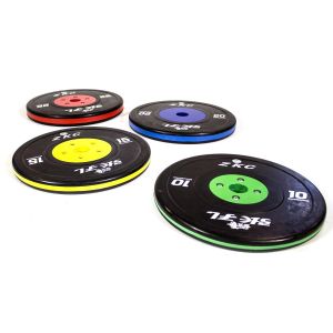 Zhangkong IWF Black and Colour Training ZKX-I Bumper Plate