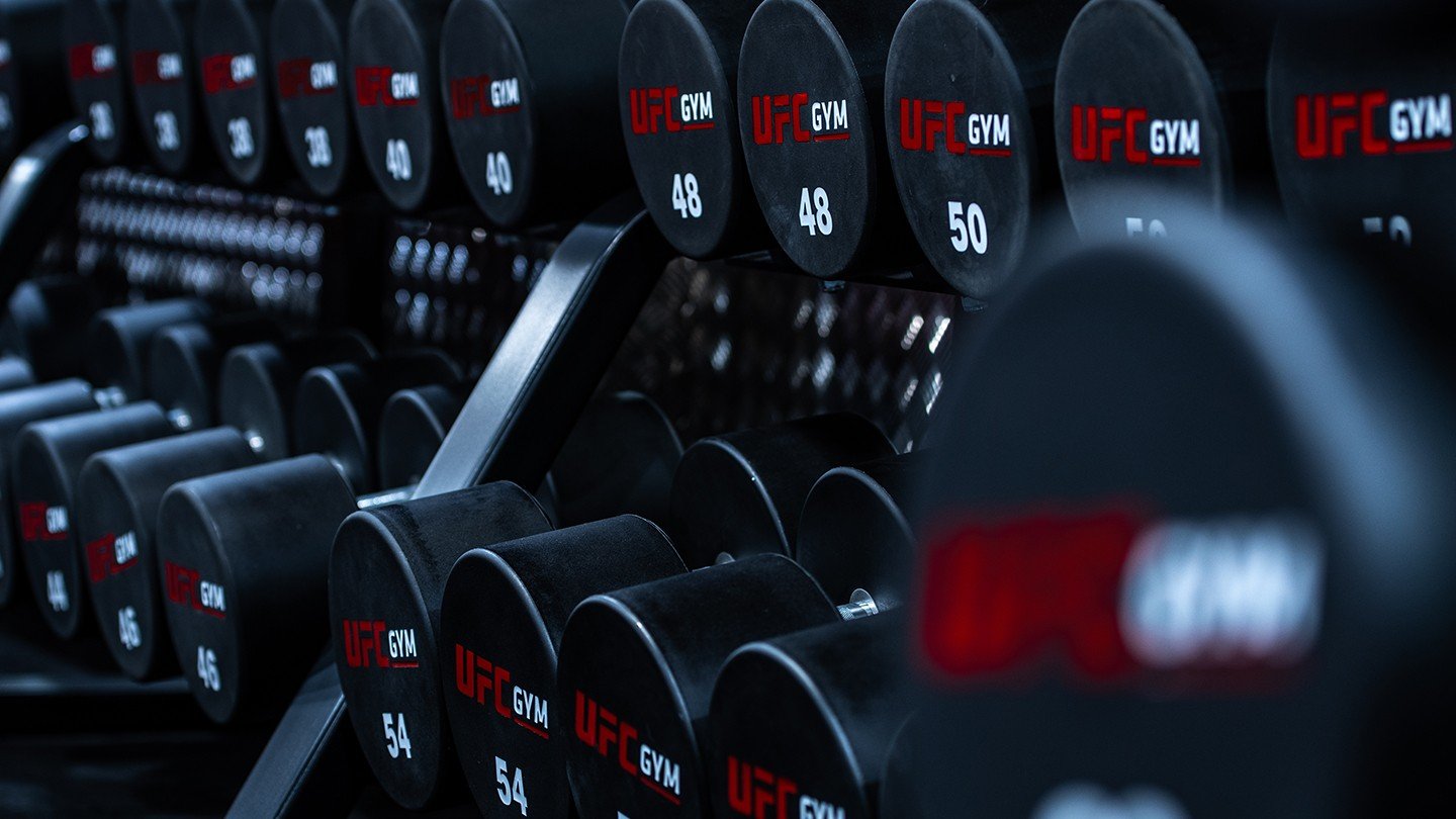 Origin Fitness UFC Custom Branded UD2 Dumbbells