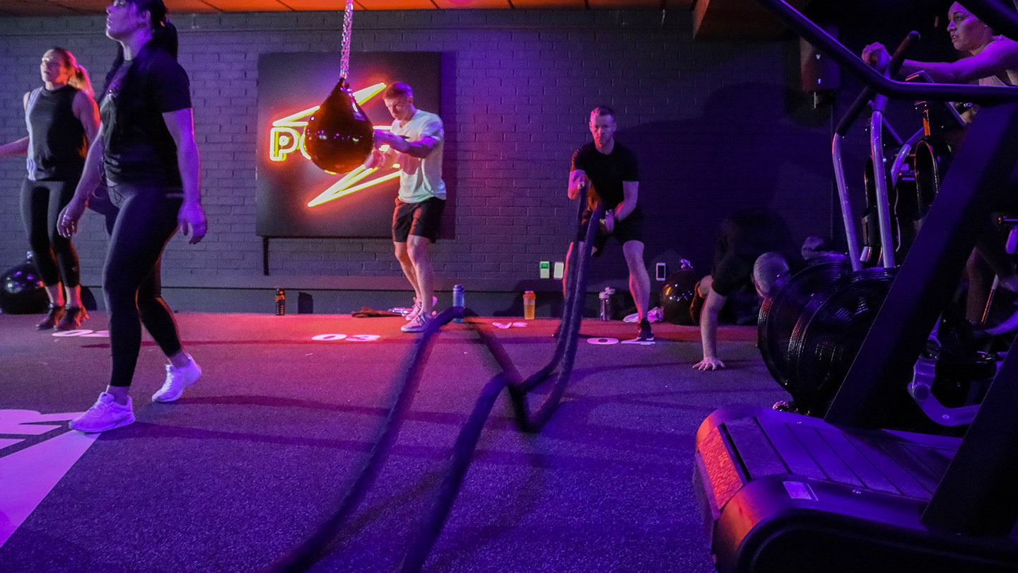 Battleropes in the POWER Studio at Wishaw North Lanarkshire Leisure