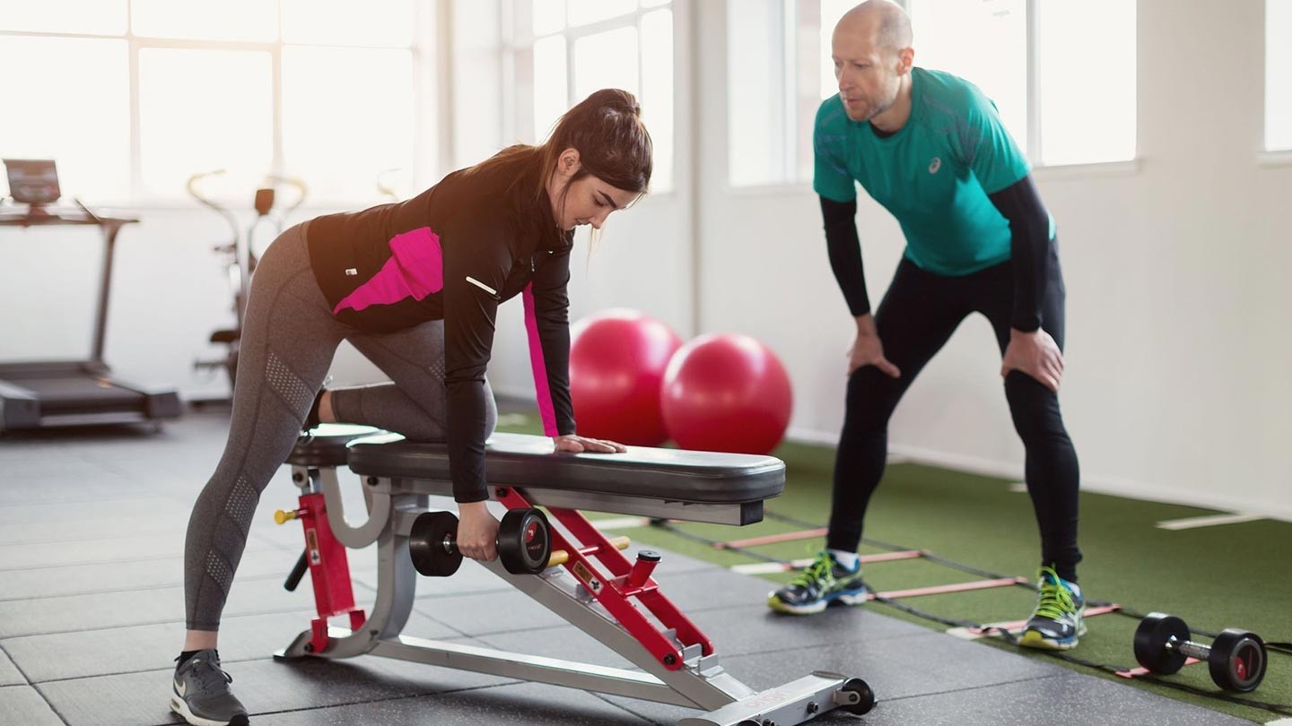 True fitness with back row multi adjustable bench