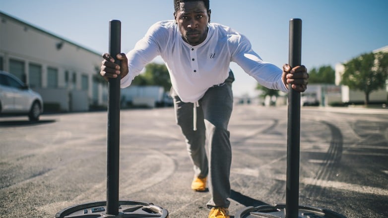 train staff HIIT sled