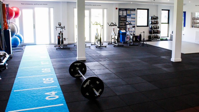 Gym room online floor