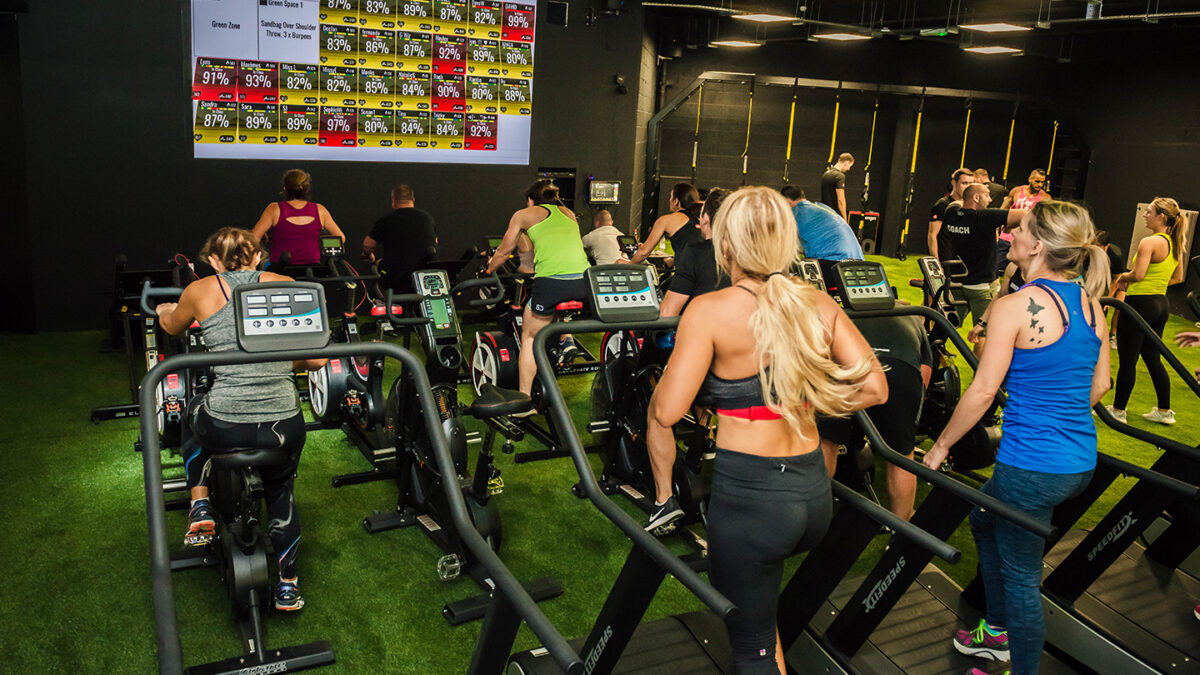 Technology driven fitness classes