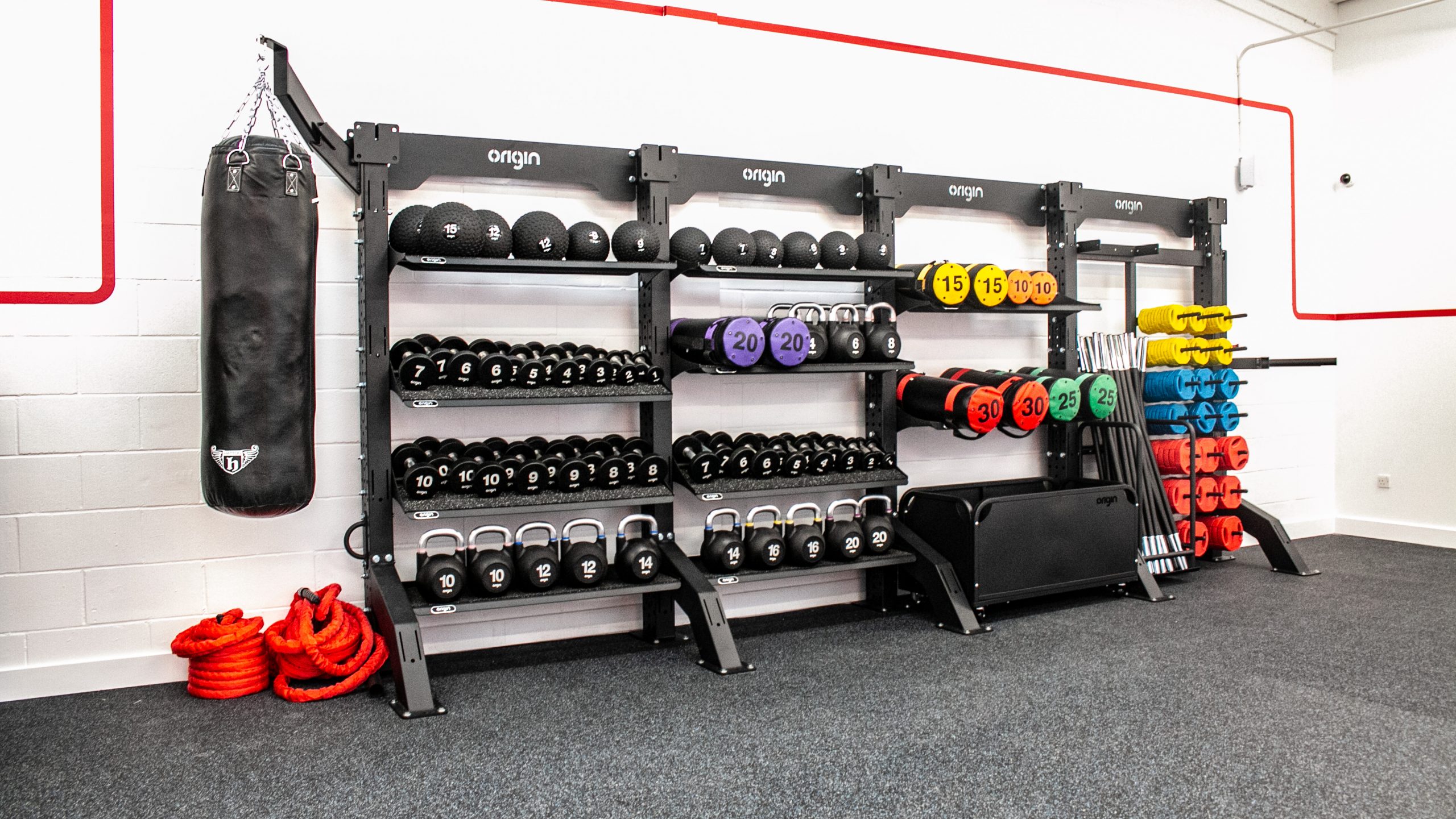 Wall Mounted Yoga Mat Rack - Synergy Fitness Products